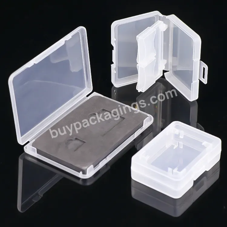 Clear Plastic Sd Card Box Case Digipak Tray With Best Quality Packing Storage Sd Card Tray Holder - Buy Sd Card Tray,Sd Card Holder,Sd Card Box Case.