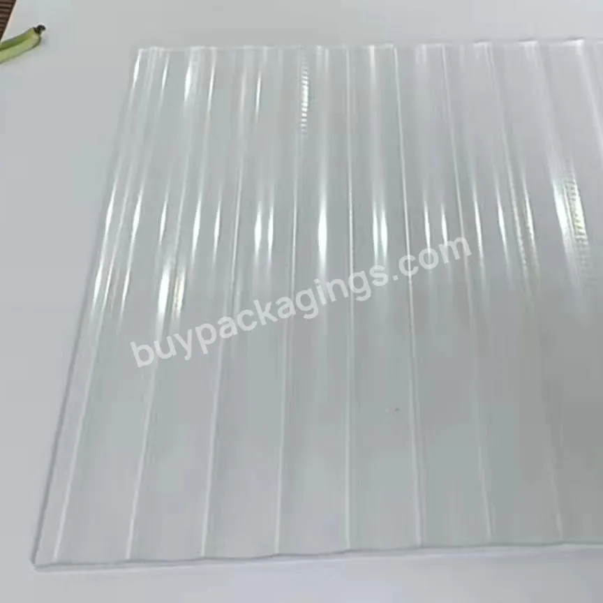 Clear Polystyrene Patterned Ps Fluorescent Lights Diffuser Sheet