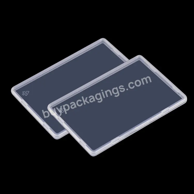 Clear Pp Sim Credit Business Card Holder Plastic - Buy Pp Card Holder,Clear Pp Card Holder,Pp Plastic Card Holder.