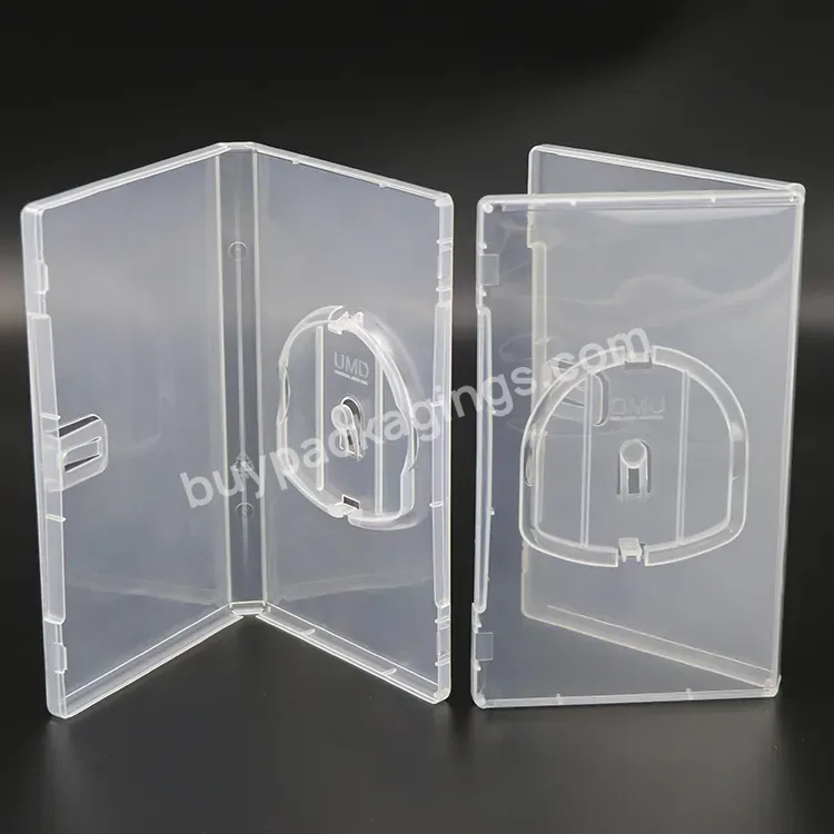 Clear Pp Umd 15mm Gaming Box Console Single Disc Storage Genuine With Logo Umd Case Play Station Psp Game Card Case