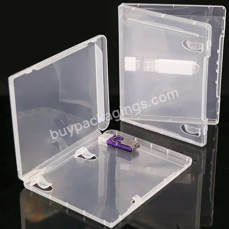 Clear Usb Pen Drive Storage Thumb Drive Computer Pendrive Stick Box 14mm Plastic Gift Usb Flash Disk Case