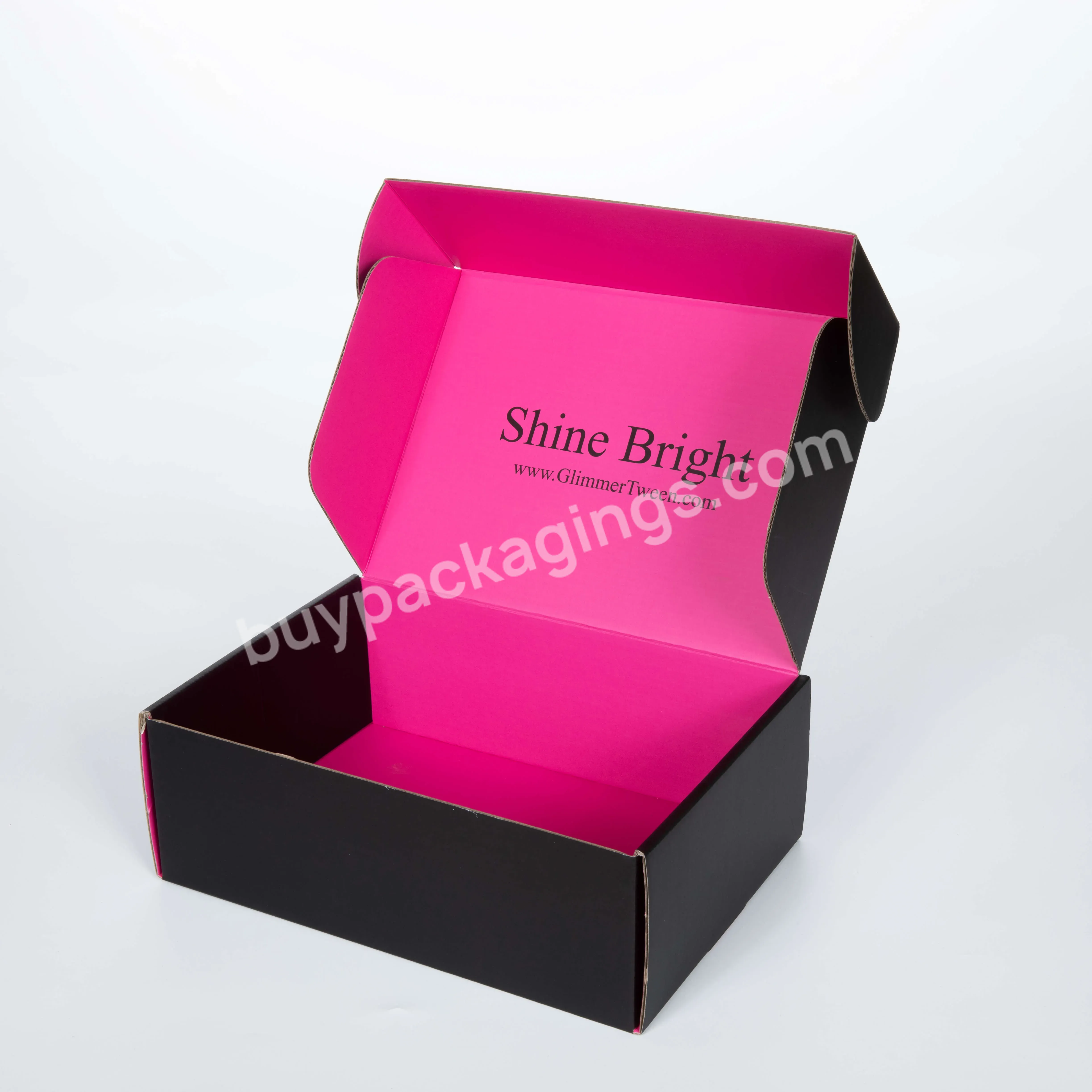 Cloth Packing Mailer Corrugated Paper Custom Logo Printed Gift Delivery Mailing Packaging Carton Box Wholesale Eco Skincare