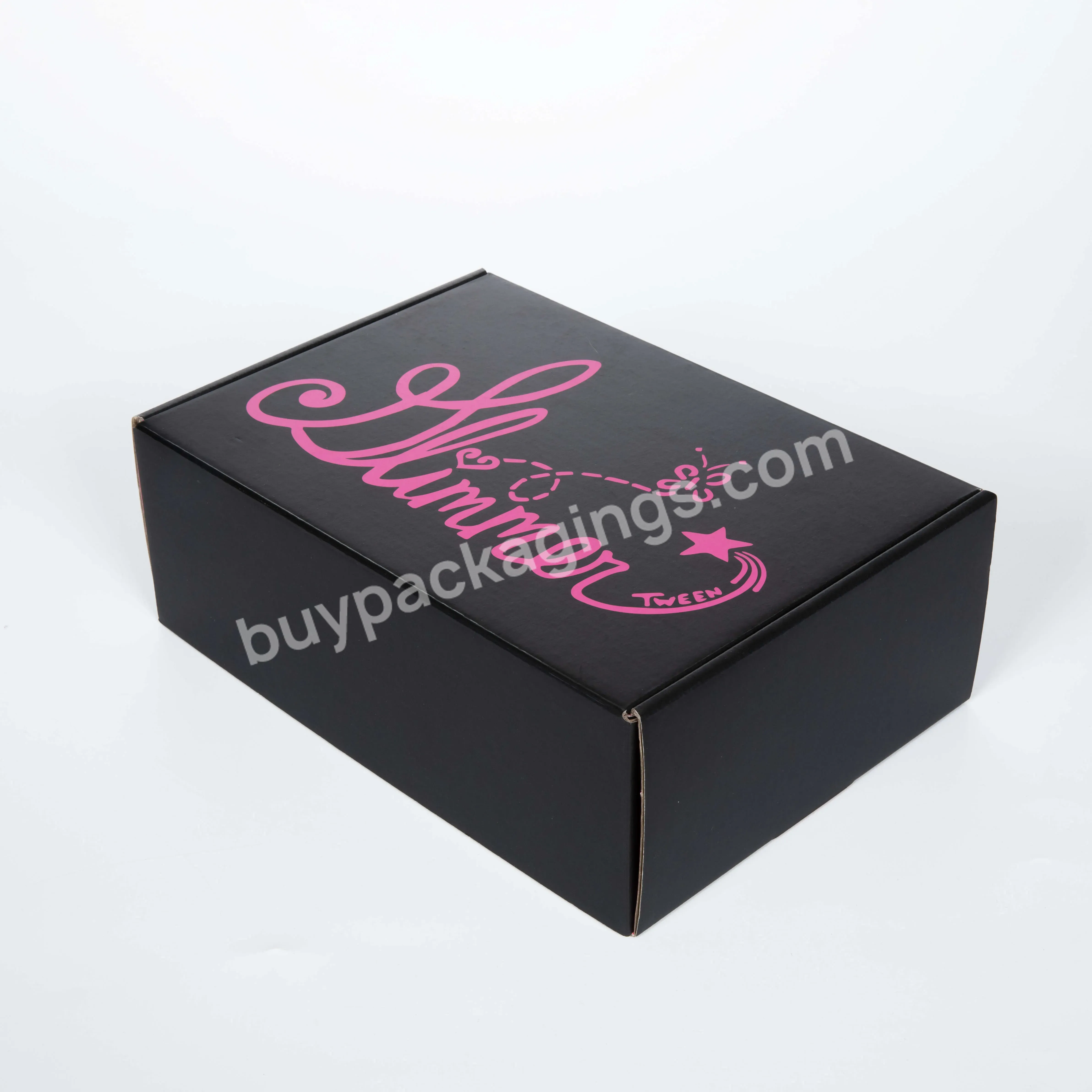 Cloth Packing Mailer Corrugated Paper Custom Logo Printed Gift Delivery Mailing Packaging Carton Box Wholesale Eco Skincare