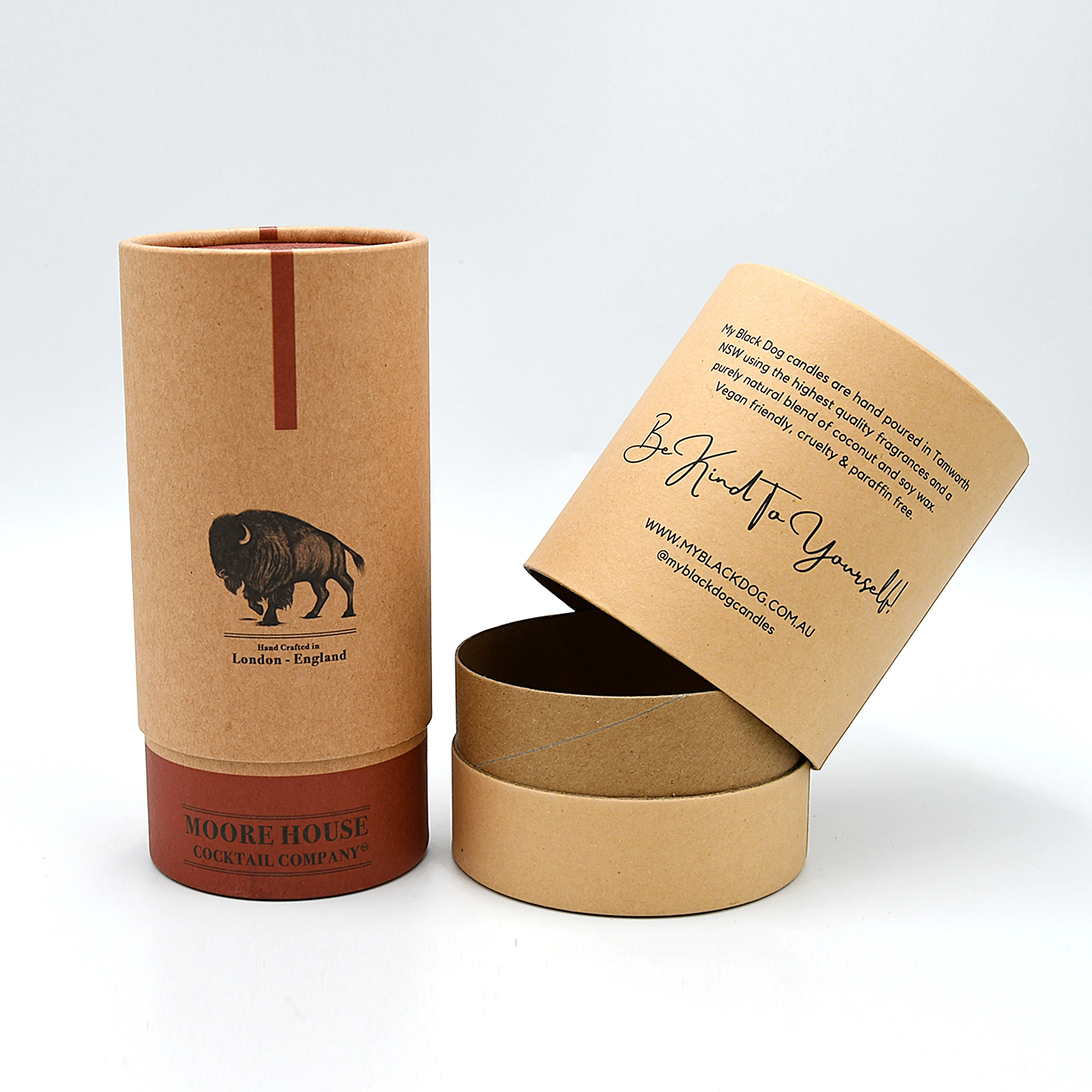 Clothing Carton 100% Recycled Cylinder Art Solid Deodorant Round Cardboard Box Kraft Paper Tube