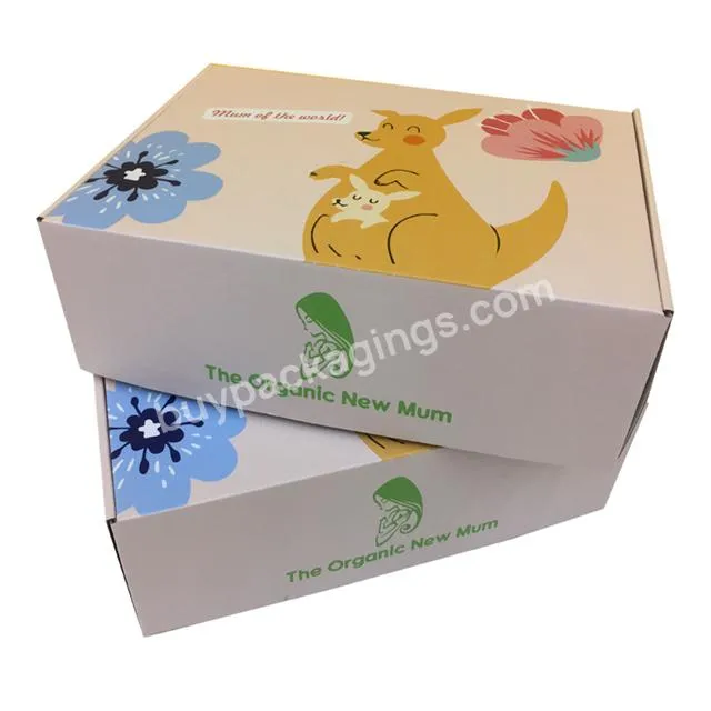 clothing corrugated packaging corrugated mailer box eco friendly custom skincare custom kraft shipping boxes