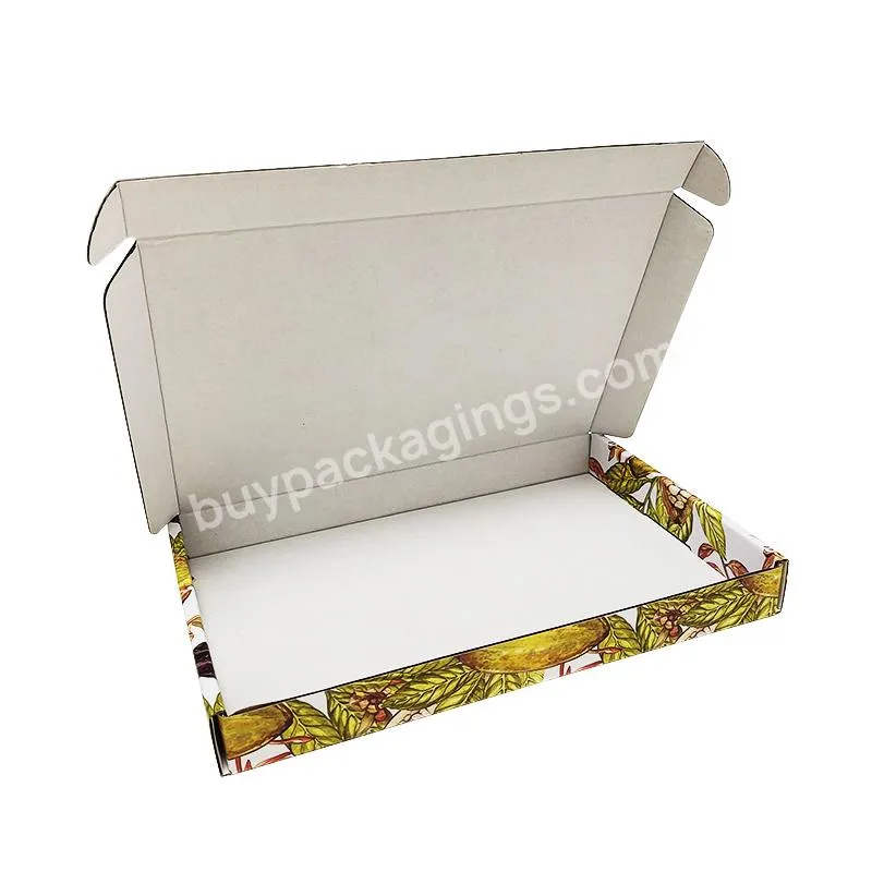 clothing corrugated packaging tea mailer packaging box paper tshirt shipping box