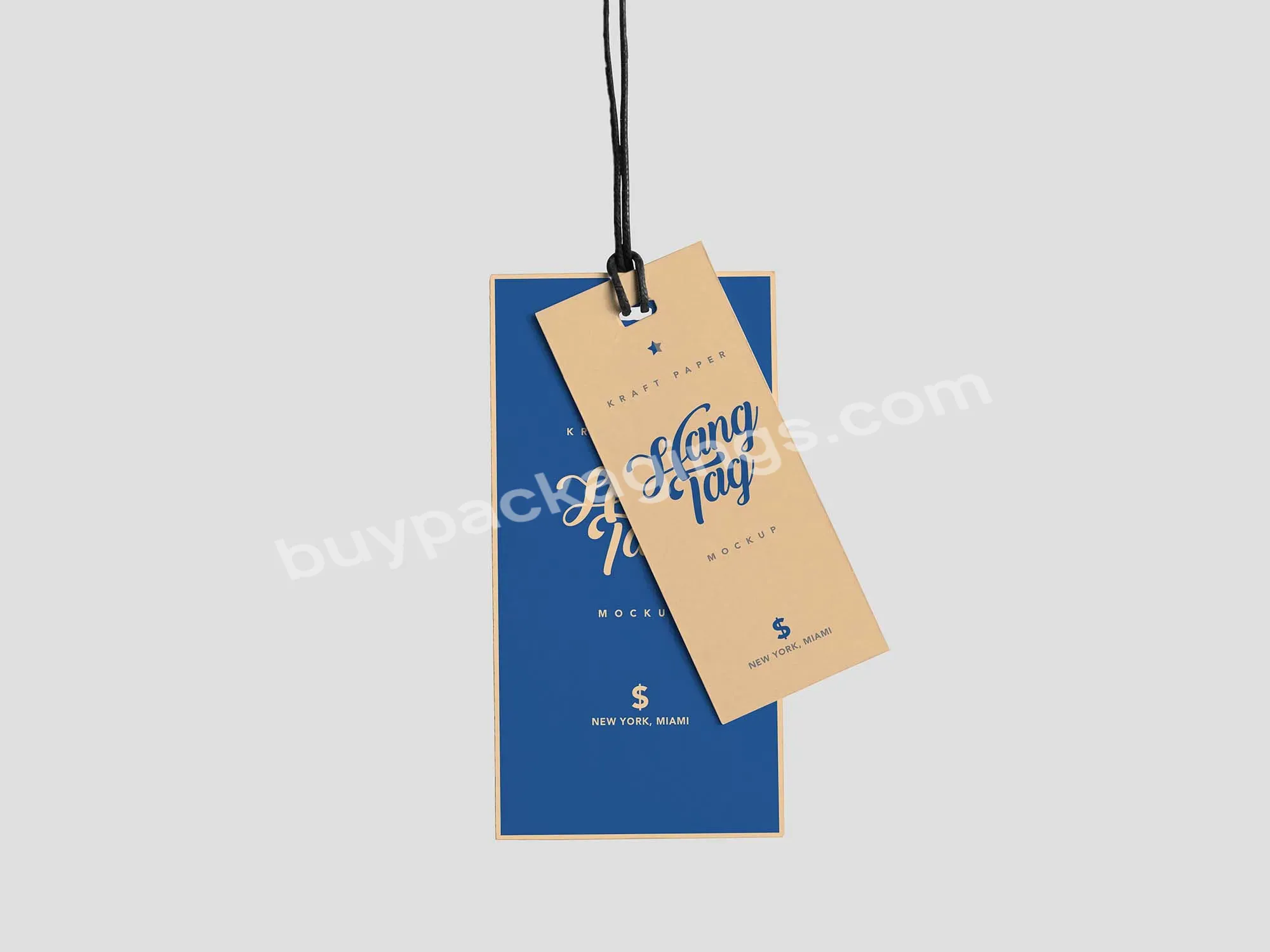 Clothing Label Hang Tagspackaging Auxiliary Materials Clothing Packaging With Tag Datang