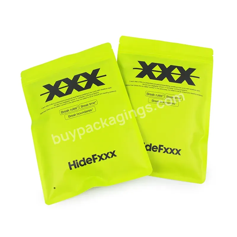 Clothing Packaging Ziplock Biodegradable Packaging Printed Compostable Custom Printed Cloth Kraft Paper Zipper Bag