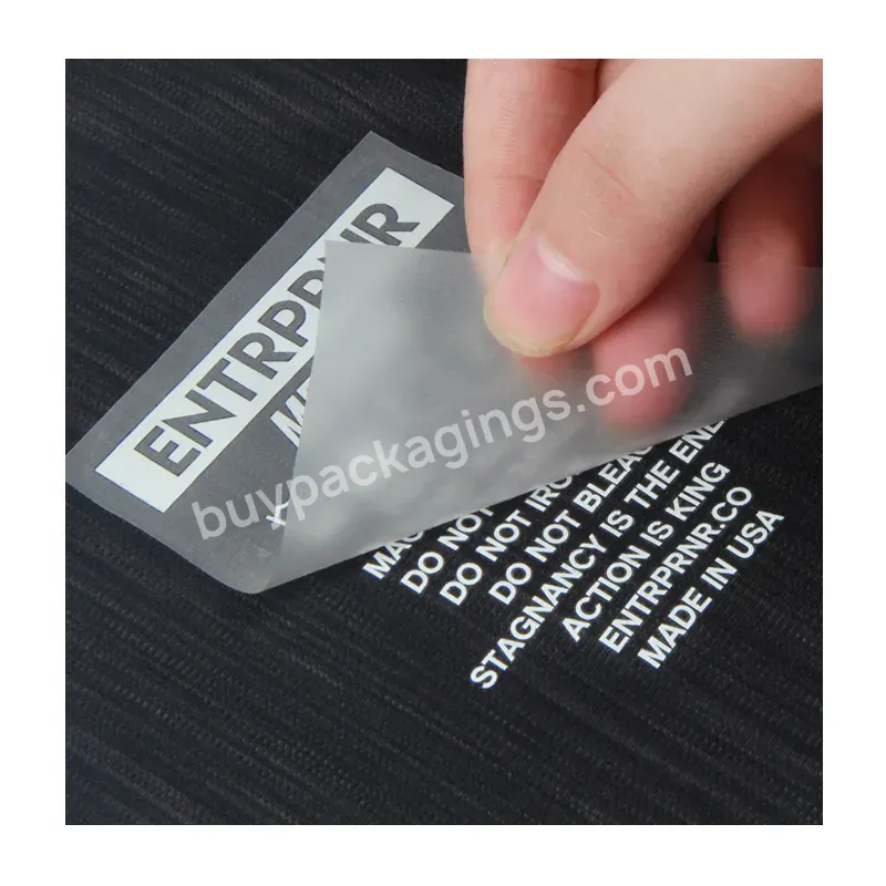 Clothing Printing Labels Manufacturer Custom Pattern Logo Vinyl Plastisol Heat Transfer For T Shirt