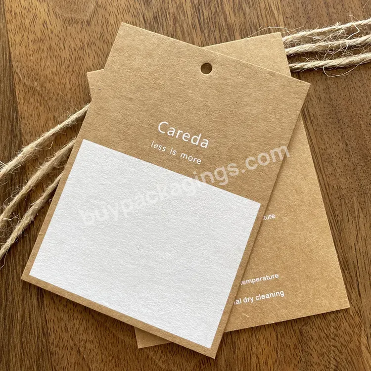 Clothing Swing Tags High Quality Customized Print Kraft Paper Hang Tags Cheap Brown Kraft Tags - Buy Brown Kraft Swing Tags,Sustainable Clothing Swing Tags.