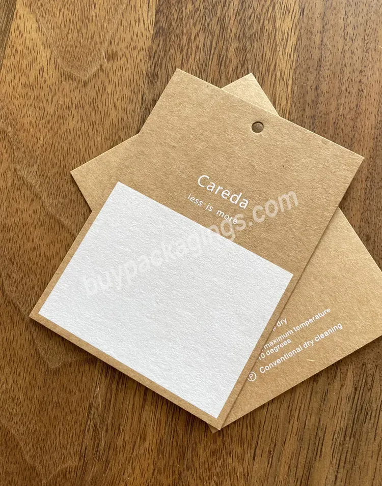 Clothing Swing Tags High Quality Customized Print Kraft Paper Hang Tags Cheap Brown Kraft Tags - Buy Brown Kraft Swing Tags,Sustainable Clothing Swing Tags.