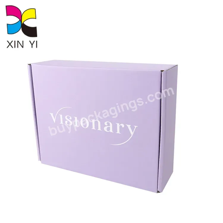 Cmyk Color Printing Matt Finish Flat Shipping Mailer Box Printing Custom Gift Box Custom Corrugated Box