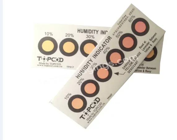 Cobalt And Halogen Free Humidity Indicator Card Perfect For Electronics - Buy Humonitor Humidity Indicator Card,Humidity Controller Packaging,Electroosmosis Secar Humedades Muros.