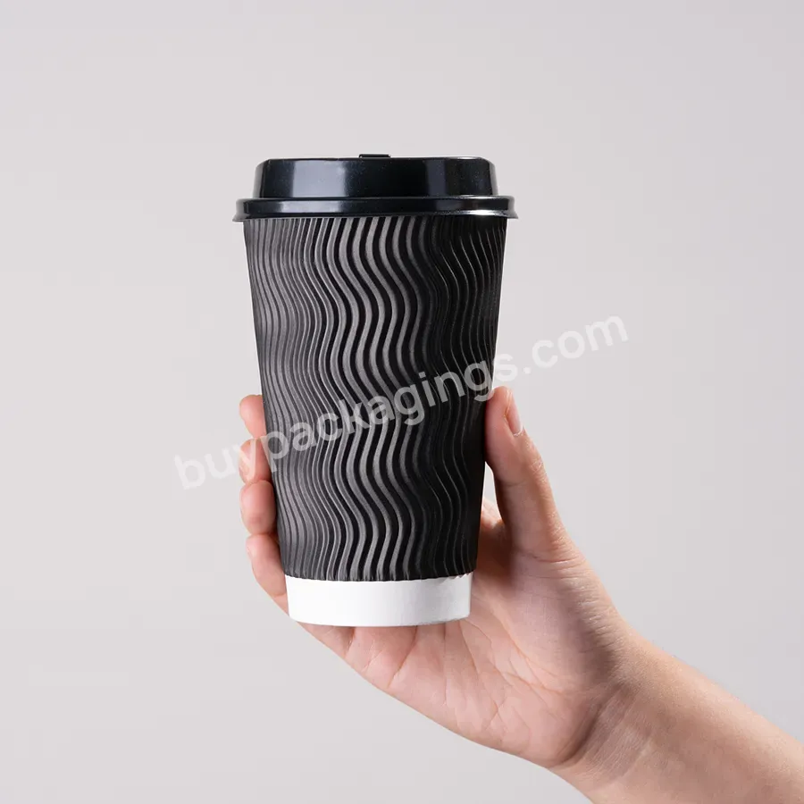 Coffee Cups Eco-friendly Coffee Hot Drink Paper Cup Manufacturer Disposable Cup With Lid