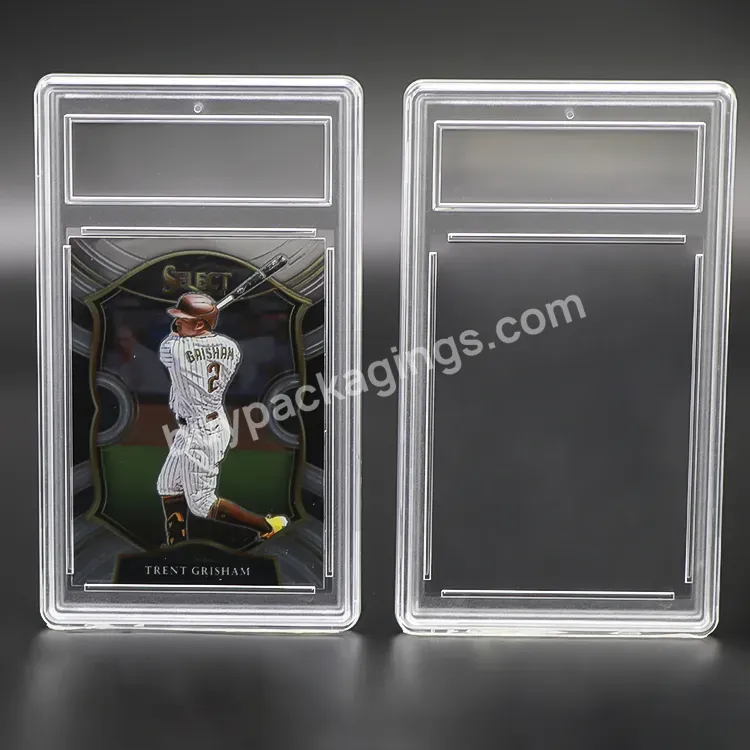 Collectible Trading Sports Grading Card Slab For Psa Card Holder Nba Card Slab Case For Pokemon Tcg Singles Sgc Csg Aog Ggs Pgs