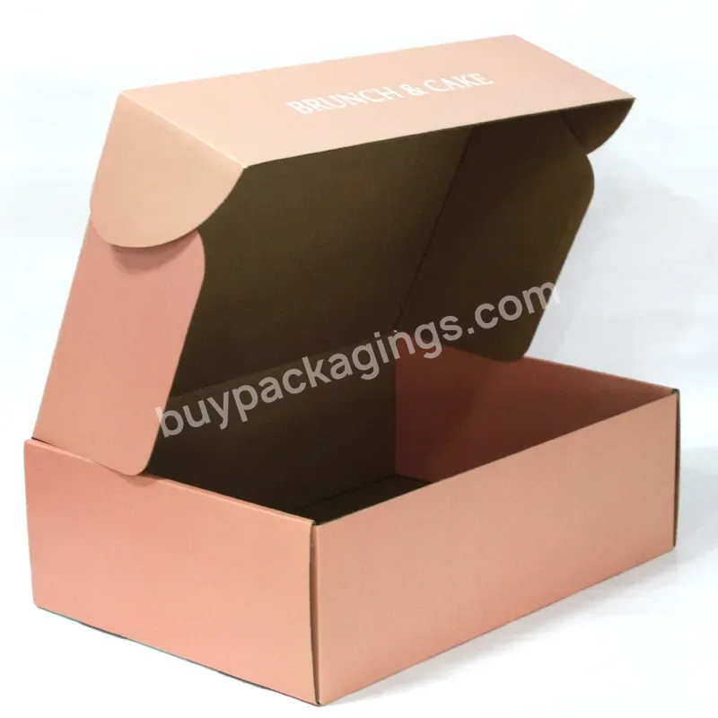 Color Box Corrugated Box Corrugated Packaging Box Custom Logo Wholesale Printing Paper Accept Cmyk 4c