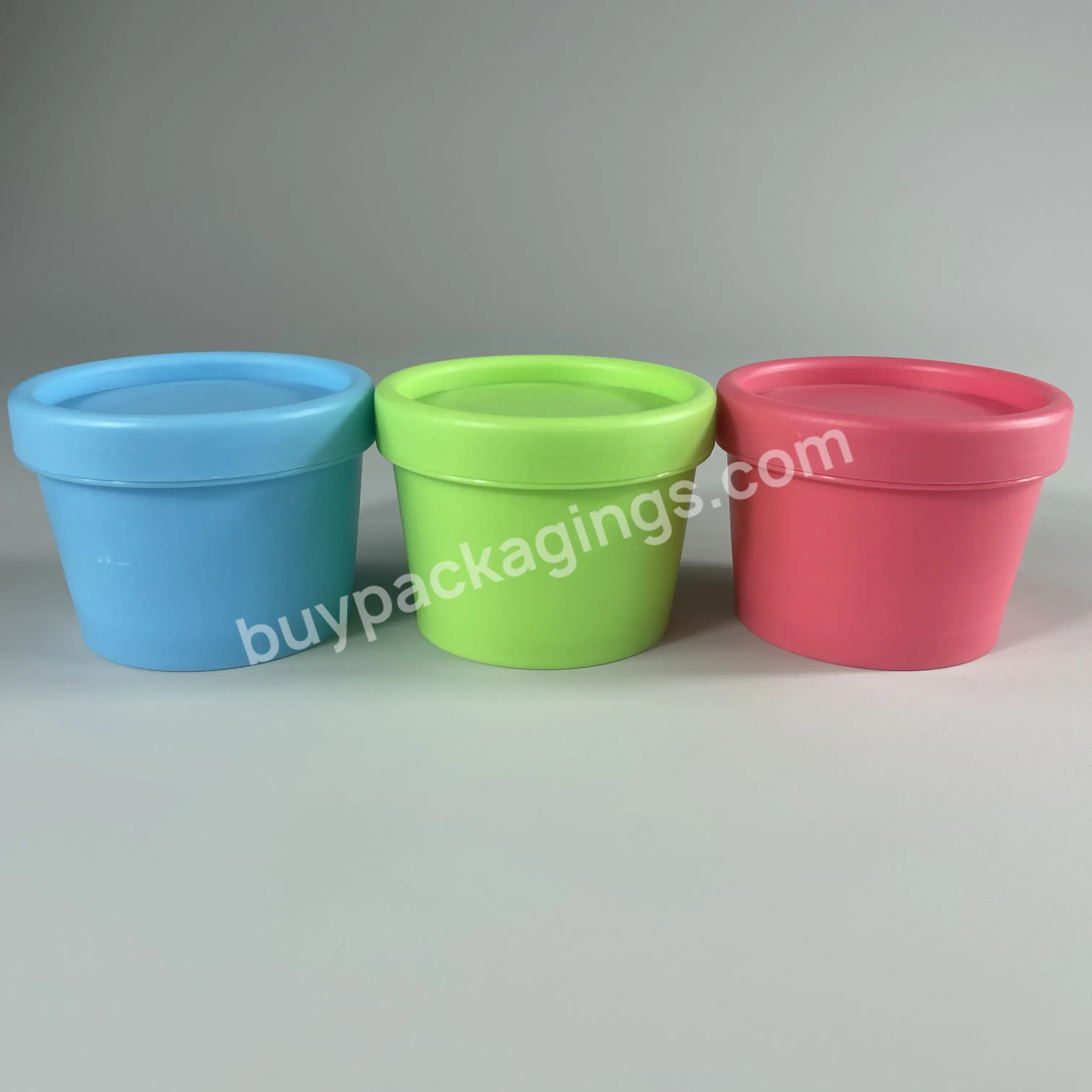 Color Pp Plastic 200g Face Cream Packaging Jars Cosmetic Skincare Body Cream Packaging Containers