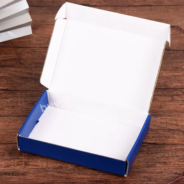 Color Printing Mail Express Corrugated Cardboard Packaging Folding Book Shaped Paper Box