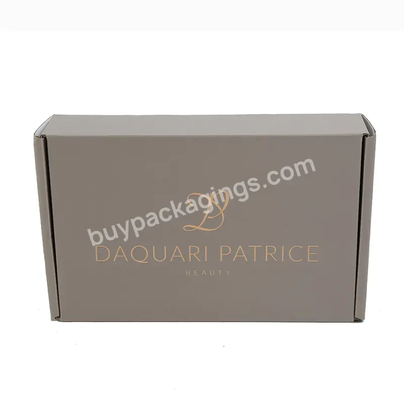 Colored Corrugated Carton Shipping Box For Apparel Dress Clothes Packaging