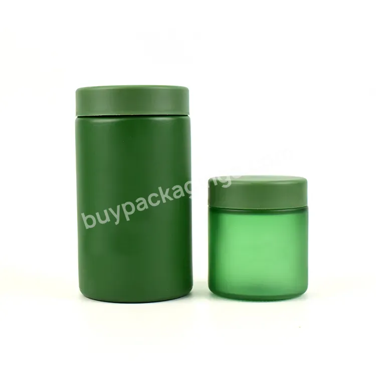 Colored Empty 1 Oz 2 Oz 4 Oz 5 Oz 6 Oz 8 Oz 10 Oz 18oz Glass Mason Jar Frosted Jar With Child Proof Lid