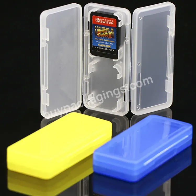 Colored Small Game 4 3d Slot Memory Card Box Mini Plastic Gaming Carrying Case For Nintendo Ds Switch Lite Hard Ds Cartridge