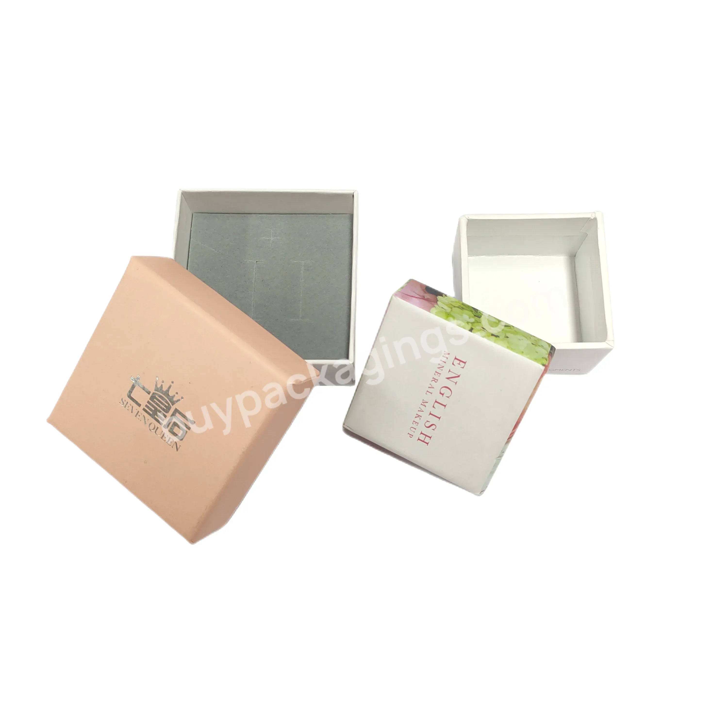 Colorful Bronzing Custom Private Logo Kraft Paper Boxes For Perfume Packaging