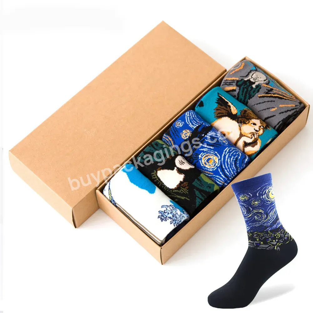 Colorful Cotton Baby Socks Gift Box Newborn Gift Set Boxes Baby Clothes Packaging Box For Socks