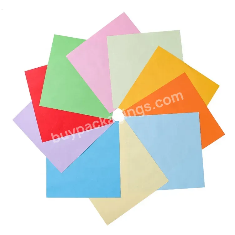 Colorful Folding Diy Origami Craft Paper Origami Paper Wholesale Custom Origami For Kids 100 Sheets/bag