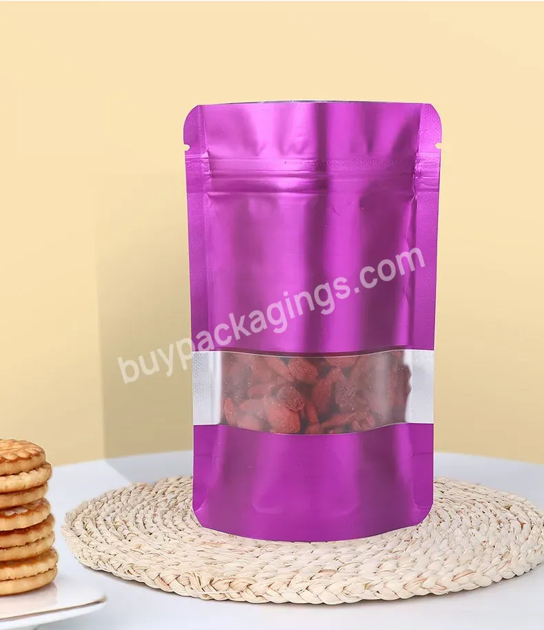 Colorful Stand Up Pouch Aluminized Foil Smell Proof Snack Custom Candy Bag Mylar Plastic Bags