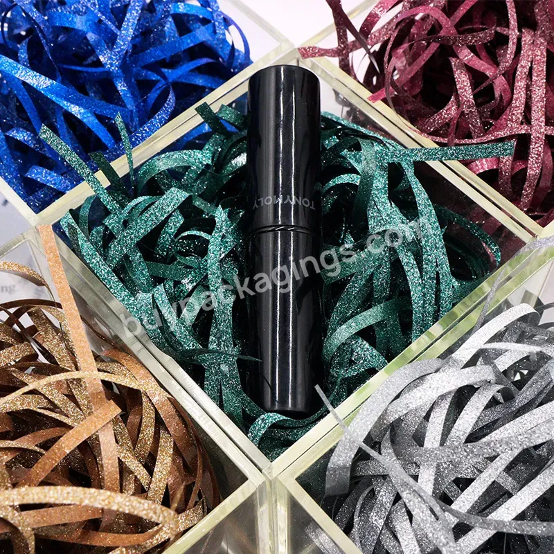 Colorful Symphony Line Gift Box Decorative Transparent Pp Embellishment Filling Material For Jewelry Packaging