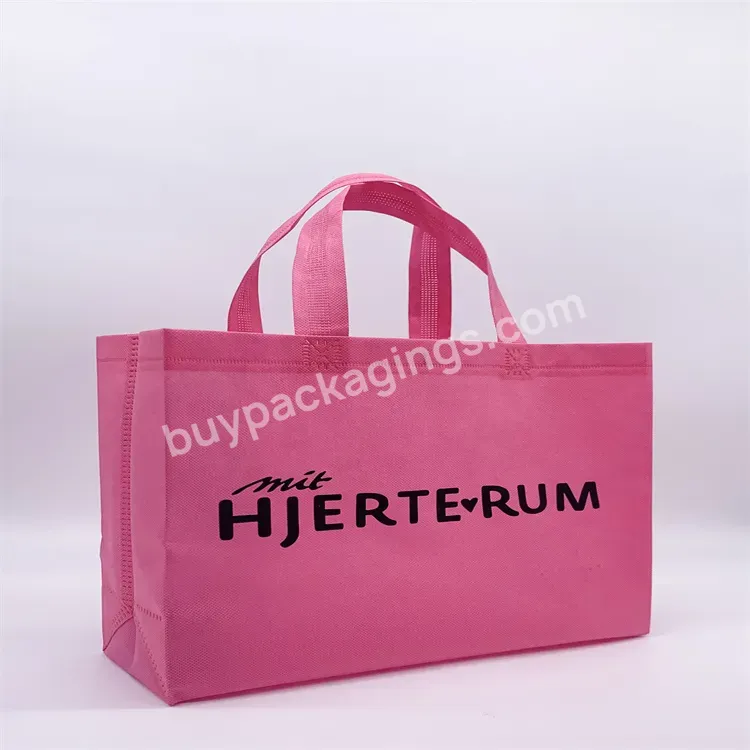 Colorful Waterproof Promotional Non Woven Food Packing Bag For Takeaway Non Woven Tote Color Bag