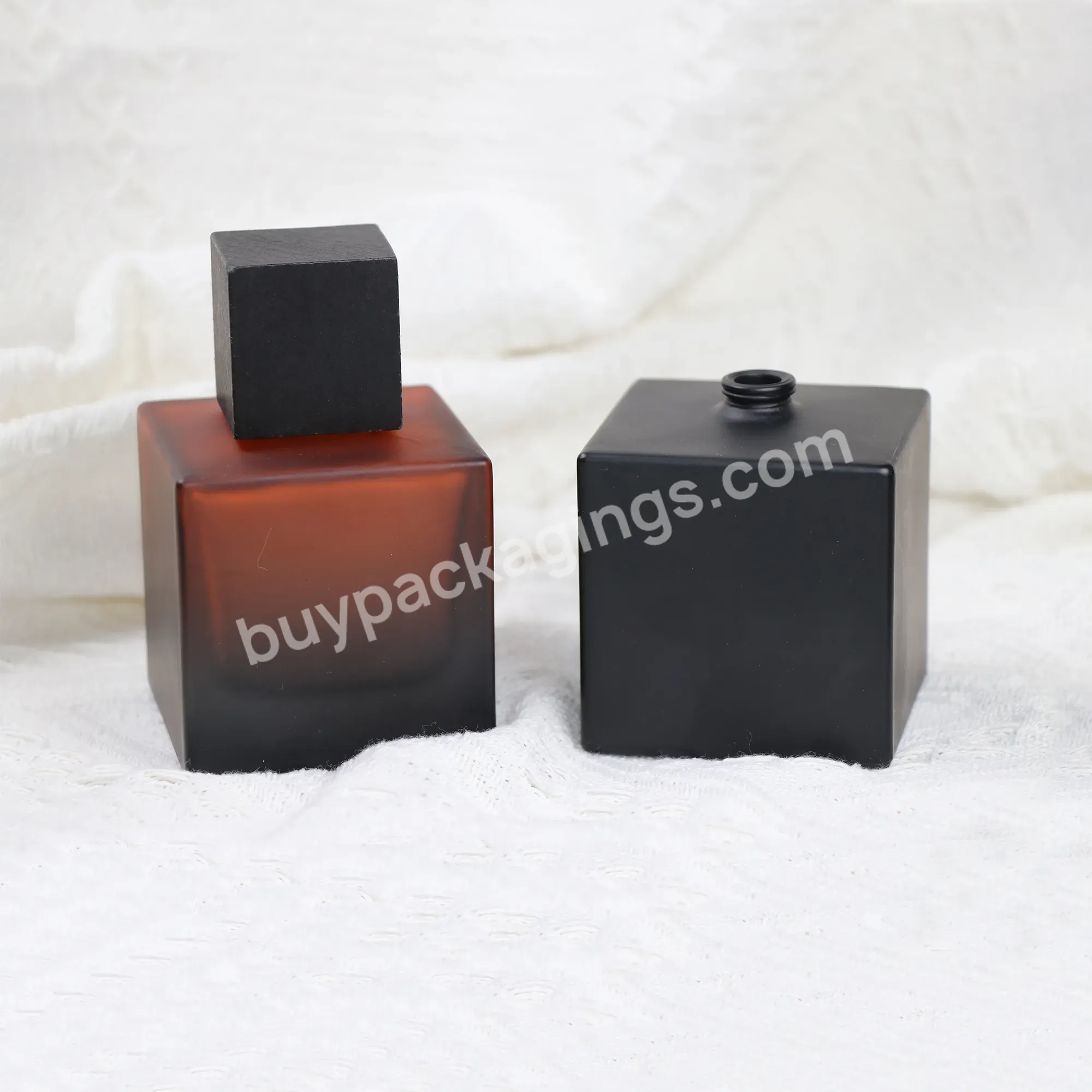 Colors Customized Empty Luxury 50ml Glass Perfume Bottle With Box