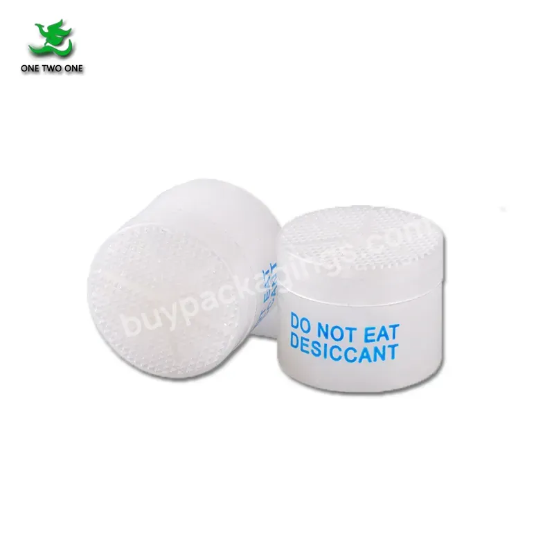 Columnar Desiccant 2g Silica Gel Desiccant For Medicine Canister Desiccant