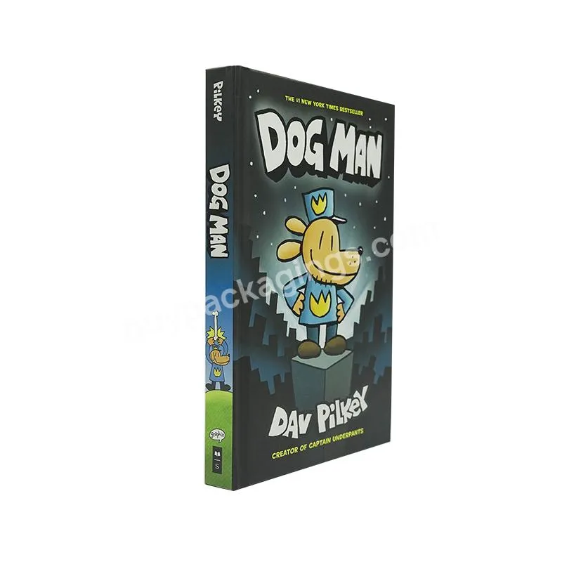 Comic Dog man kids English Cartoon Story Book English Children's Book Printing