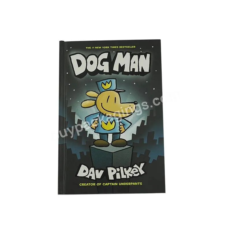 Comic Dog man kids English Cartoon Story Book English Children's Book Printing