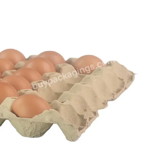 Commercial Usage Second Quality 30 Cells Pulp Egg Tray Carton Paper Pulp Packaging Eco-friendly Cheap Price