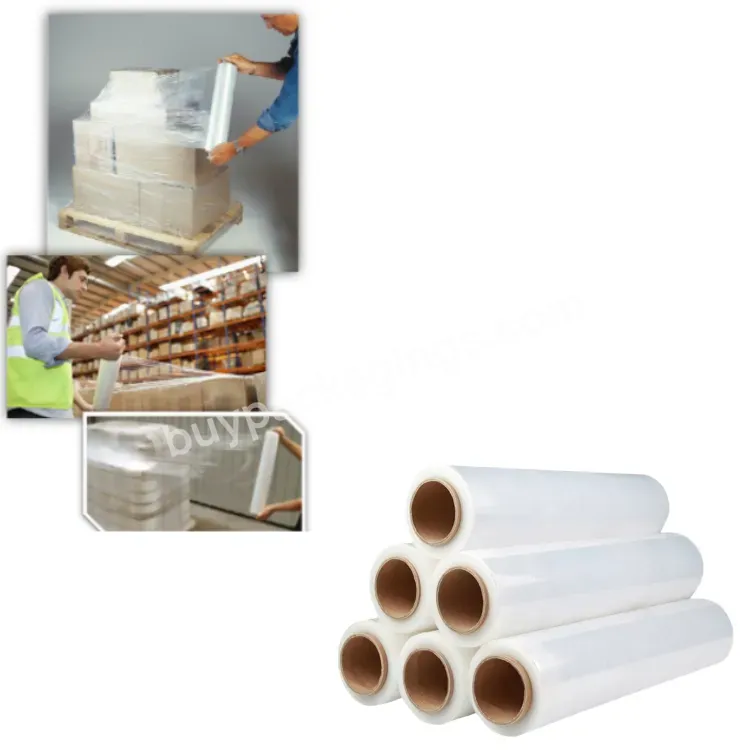 Company Strech Shrink Wrap Pallet Lldpe Plastic Roll Transparent Stretch Film Roll