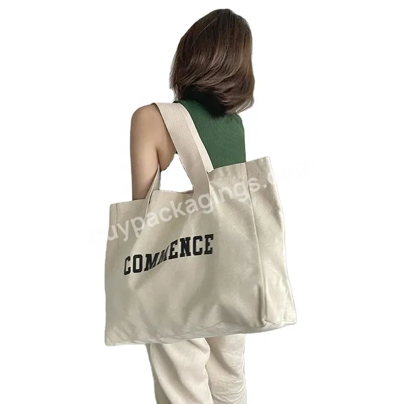 Competitive Price Chinamanufacture Canvas Tote Bag Large Cotton Canvas Tote Bag Cotton Fabric Big Capacity Custom