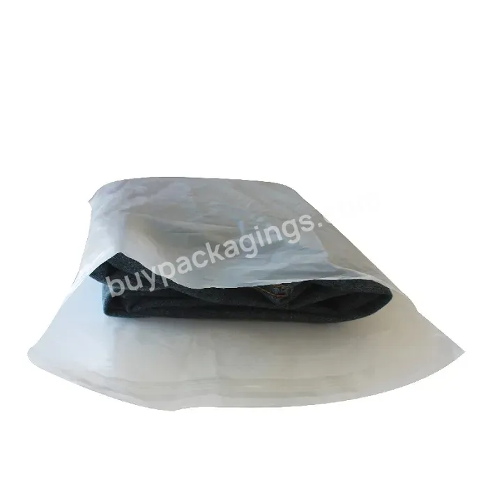 Compost Custom Brand Clear Poly Mailer Bags Transparent Packaging Envelope For Garment