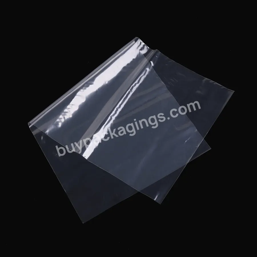 Compostable Biodegradable Clear Transparent Plastic Bag Pla Cornstarch Material Environmental Friendly Zipper Packaging Bags