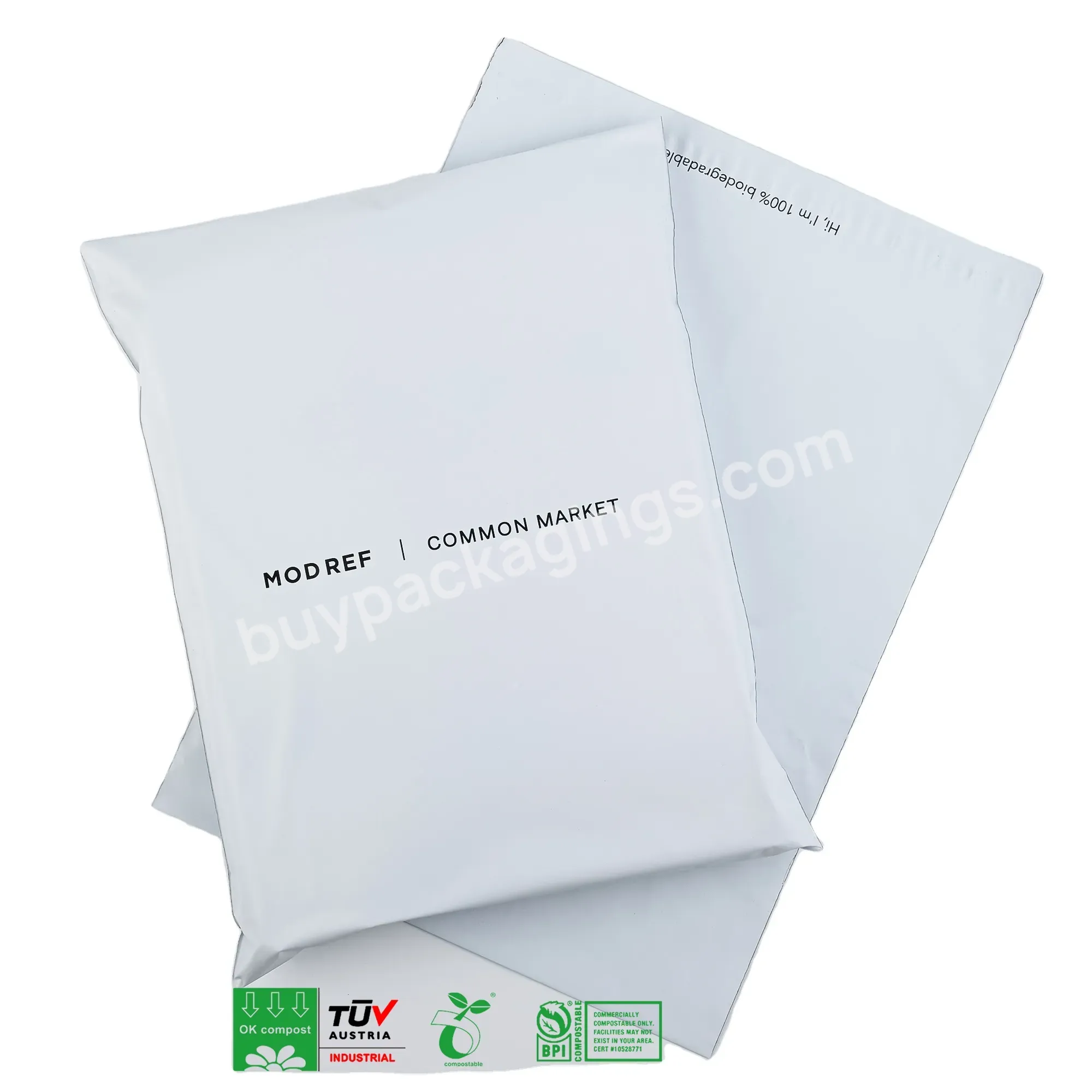 Compostable Custom Logo Biodegradable Polymailers Factories Oem Custom Mailing Bags Polybag