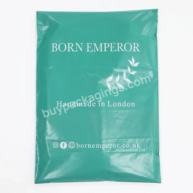 Compostable Custom Logo Printing With Handle Poly Pink Mail Envelope Courier Plastic Packaging Package Bag Mailers Mailing Bags