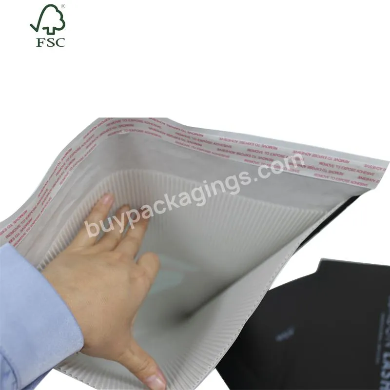 Compostable Honeycomb Paper Mailers Kraft Paper Bag Recycled Mailers Shopping Cushion Courier Biodegradable Padded Mailer