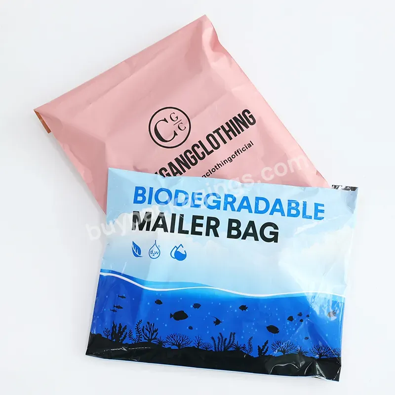 Compostable Mailing Bags With Logo Clothing Packaging Custom Poly Mailers Plastic Polymailer Shipping Courier Bag