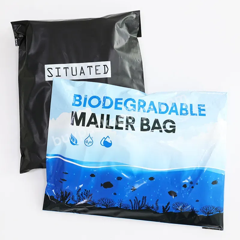 Compostable Mailing Bags With Logo Clothing Packaging Custom Poly Mailers Plastic Polymailer Shipping Courier Bag