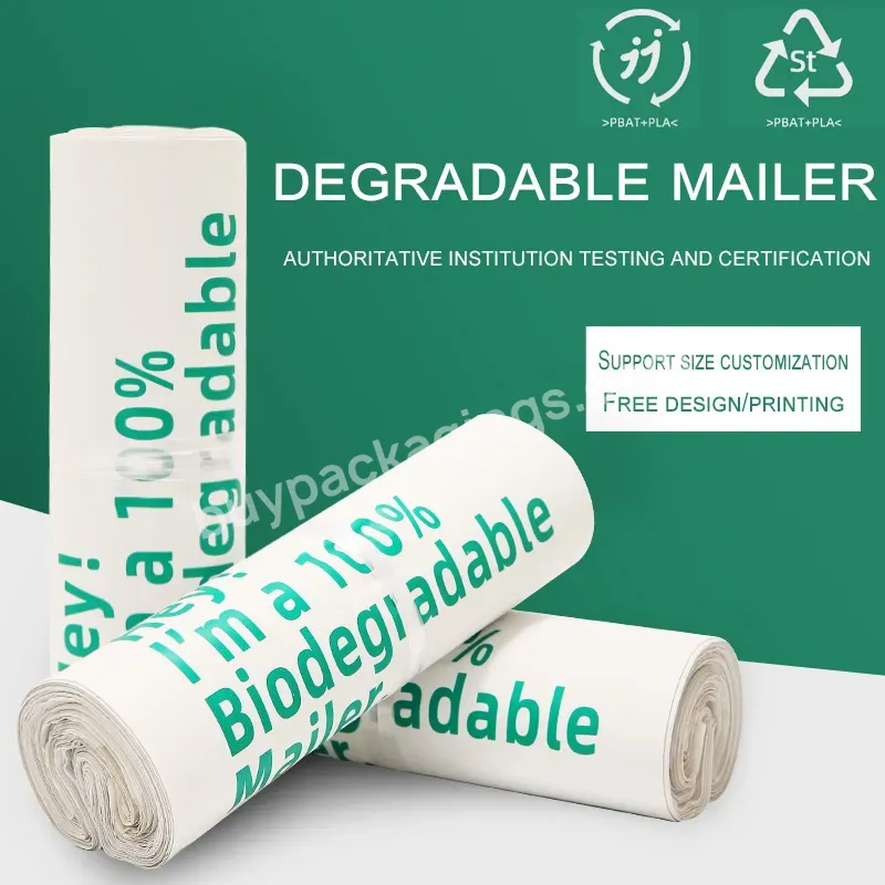 Compostable Pbat+pla +starch Biodegradable Shipping Bags Packaging Mailing Bags