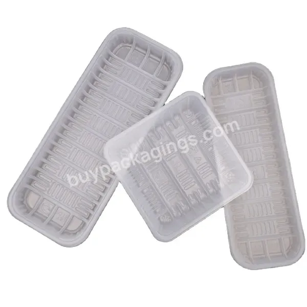 Container Pp Plate Fish Meat Plastic Plate Dish Rectangle Meat Tray Beef Meat Packaging Storage White Customized Size 5000 Pcs - Buy Plastic Plate,Recycled Meat Tray,Meat Packaging Plate.