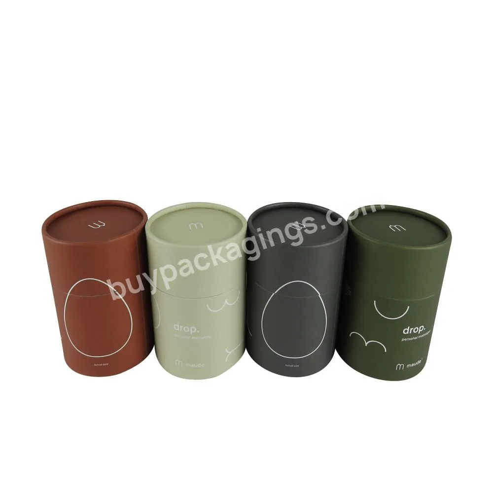 Containers wholesale luxury tube packaging supplier supply custom print cylinder box for adults gift