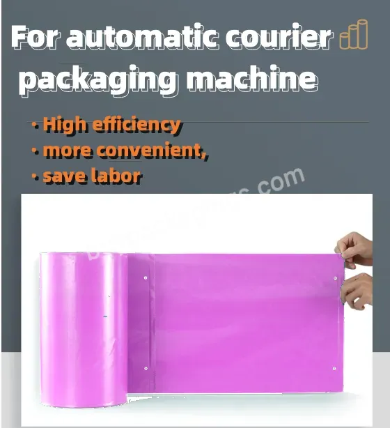 Continuous Roll Courier Bag 28*42cm Clothes Packing Bag Electric Business Automatic Packing Machine Pre-opening Contin Auto Bag