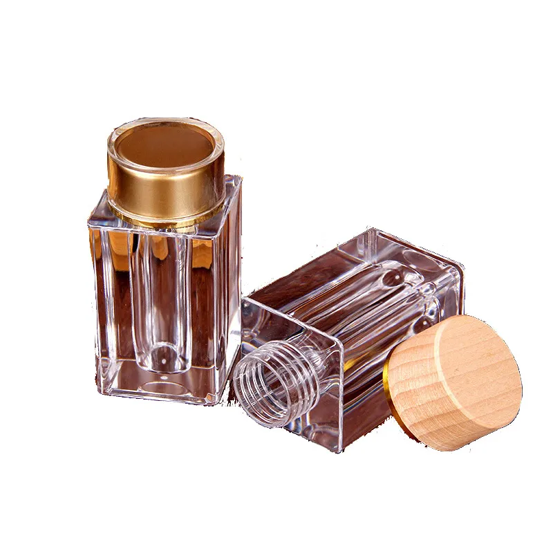 Cordyceps Ginseng Powder Capsule Saffron Dendrobium Transparent Acrylic Health Products Tablets Plastic Packaging Bottles